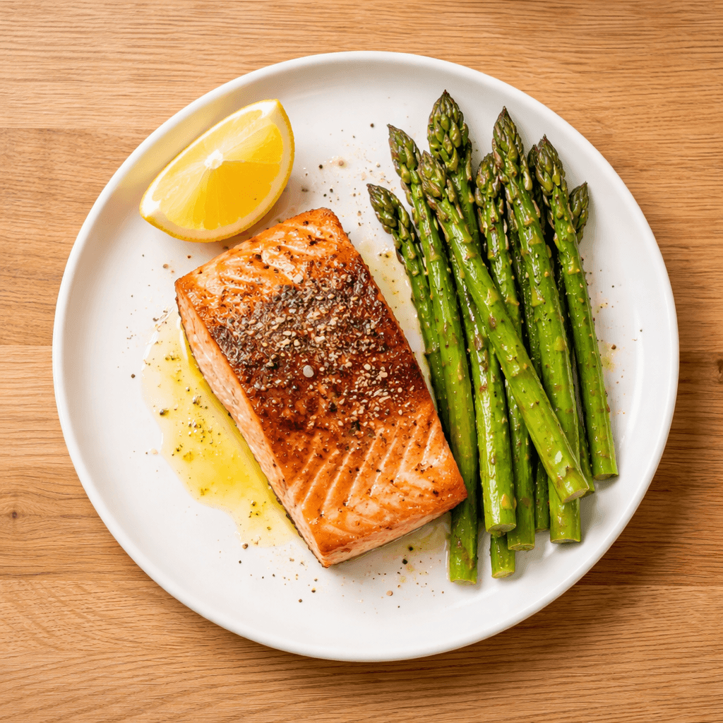 Lemon Herb Salmon & Asparagus